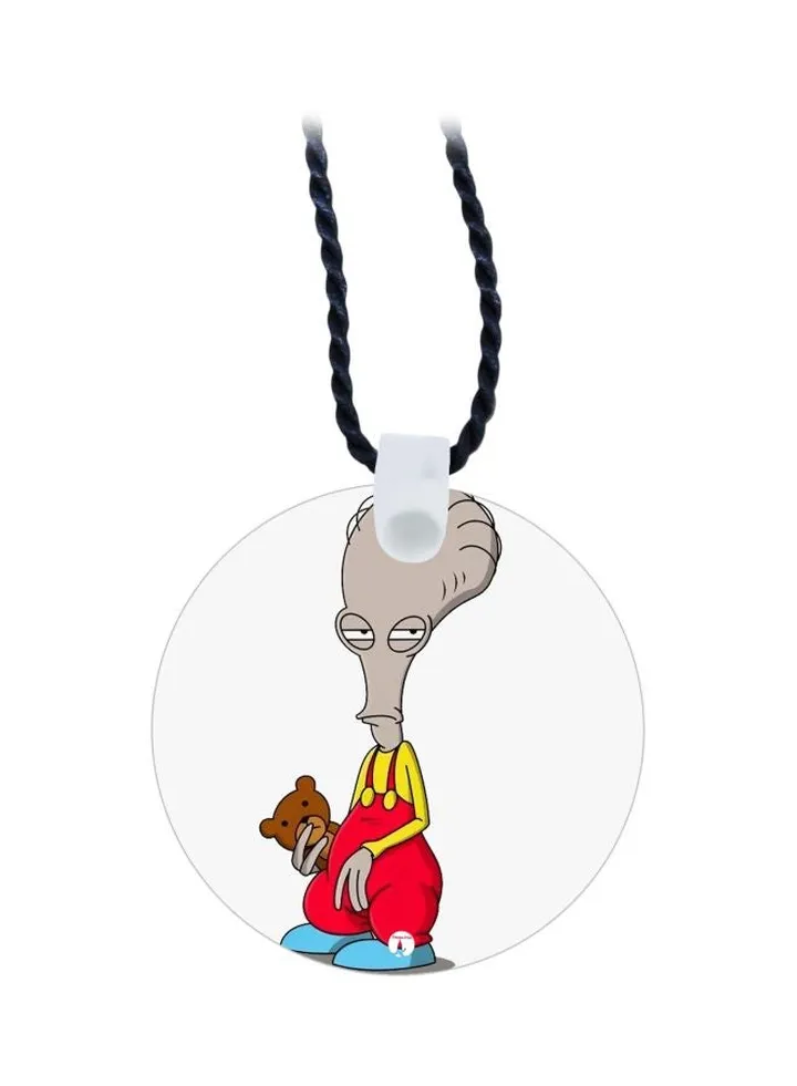 Cartoon Printed Pendant Necklace