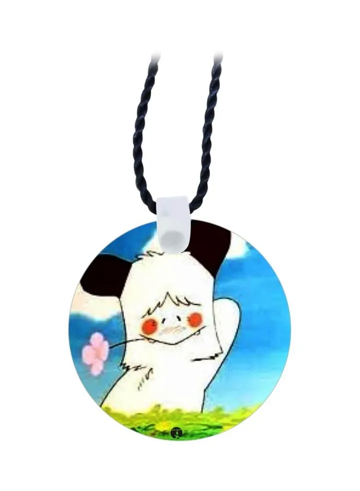 Cartoon Printed Pendant Necklace