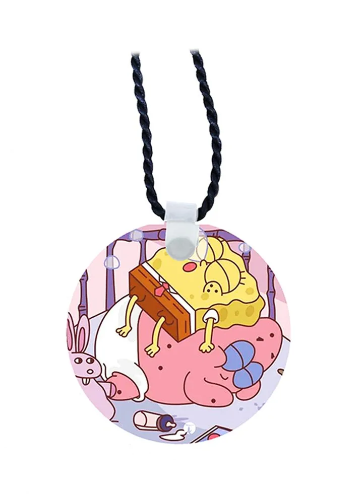 Cartoon Printed Pendant Necklace