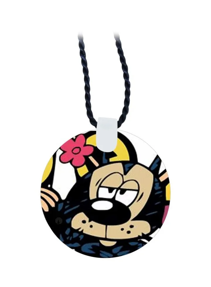 Cartoon Printed Pendant Necklace
