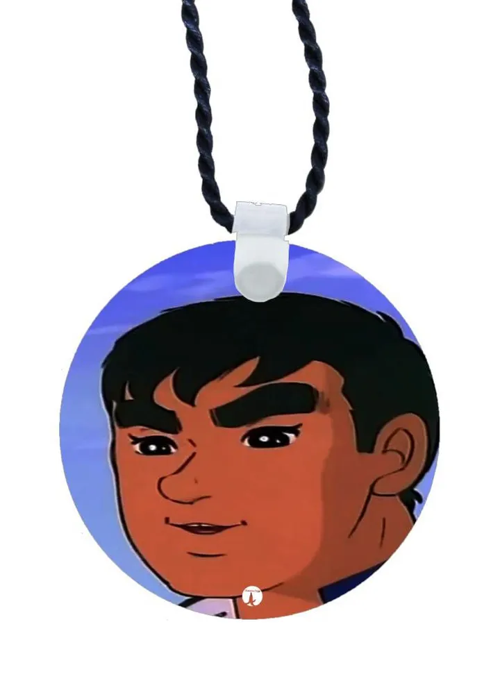 Cartoon Printed Pendant Necklace