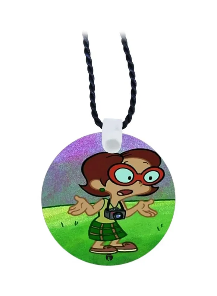 Cartoon Printed Pendant Necklace