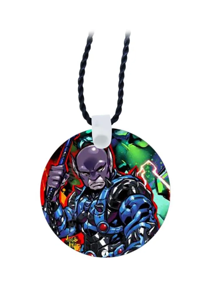Cartoon Printed Pendant Necklace