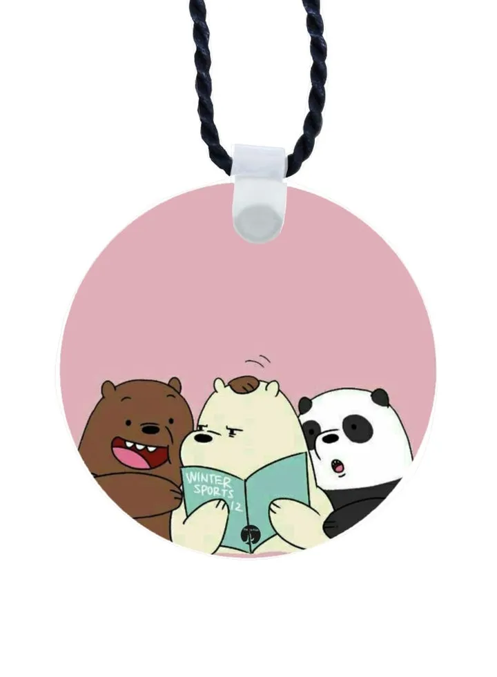 Cartoon Animals Printed Pendant Necklace