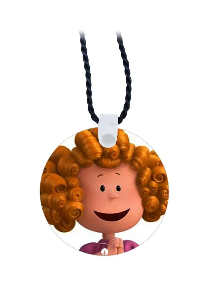 Cartoon Printed Pendant Necklace
