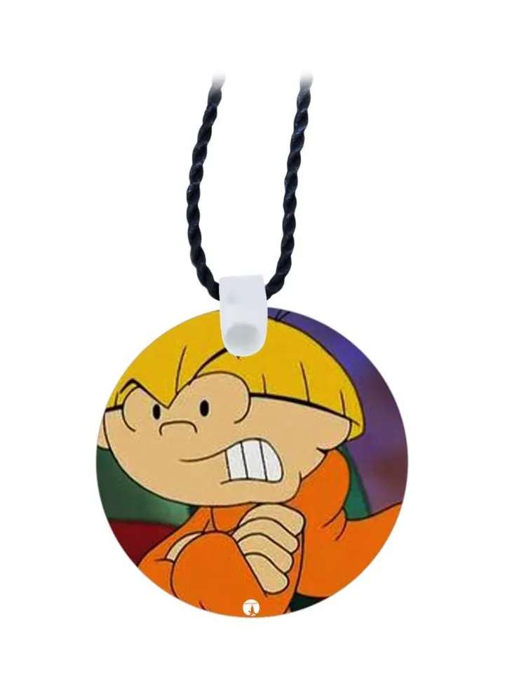 Cartoon Printed Pendant Necklace