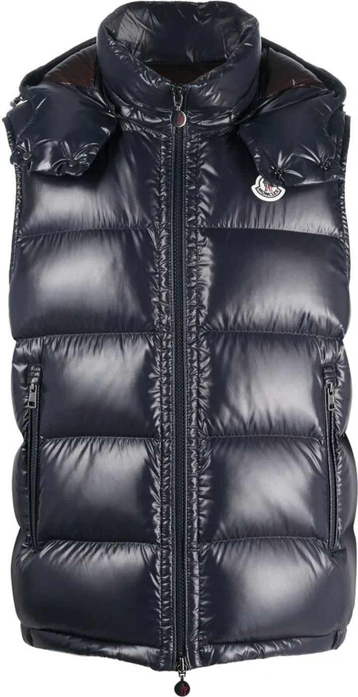 Down-Filled Logo Patch Gilet