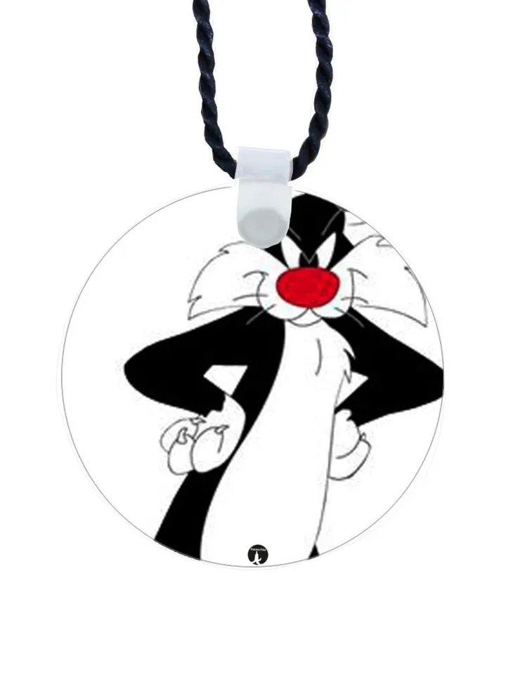Cartoon Printed Pendant Necklace