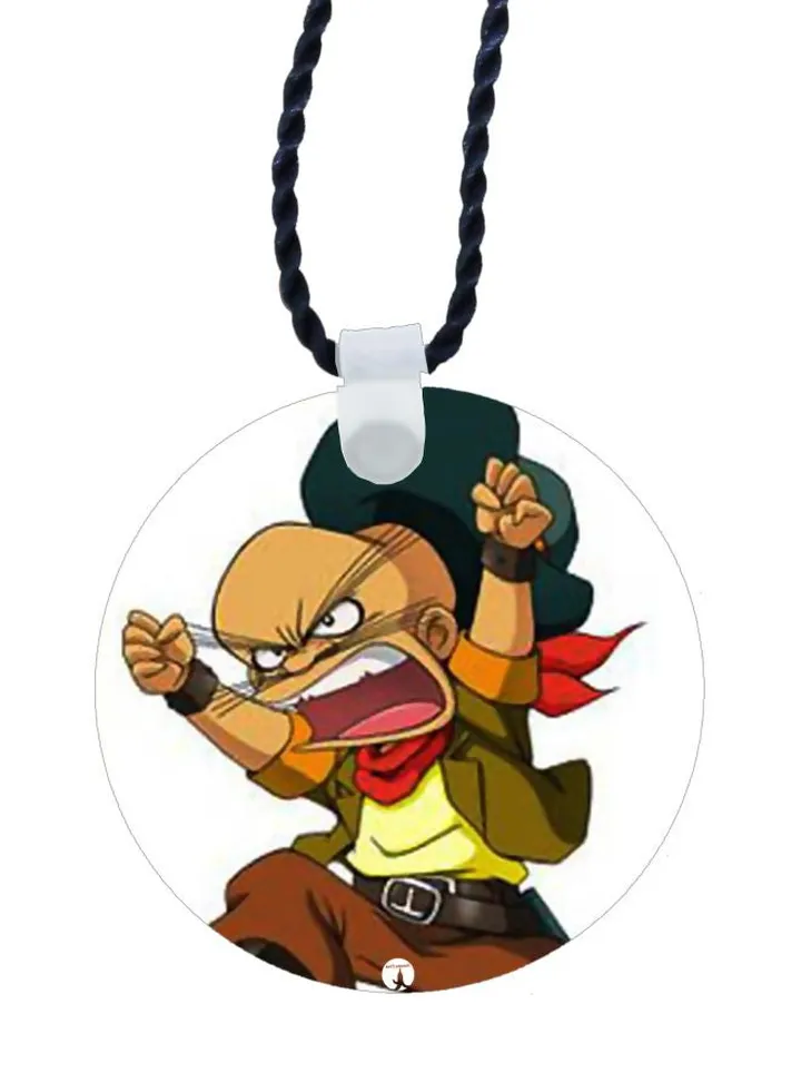 Cartoon Printed Pendant Necklace