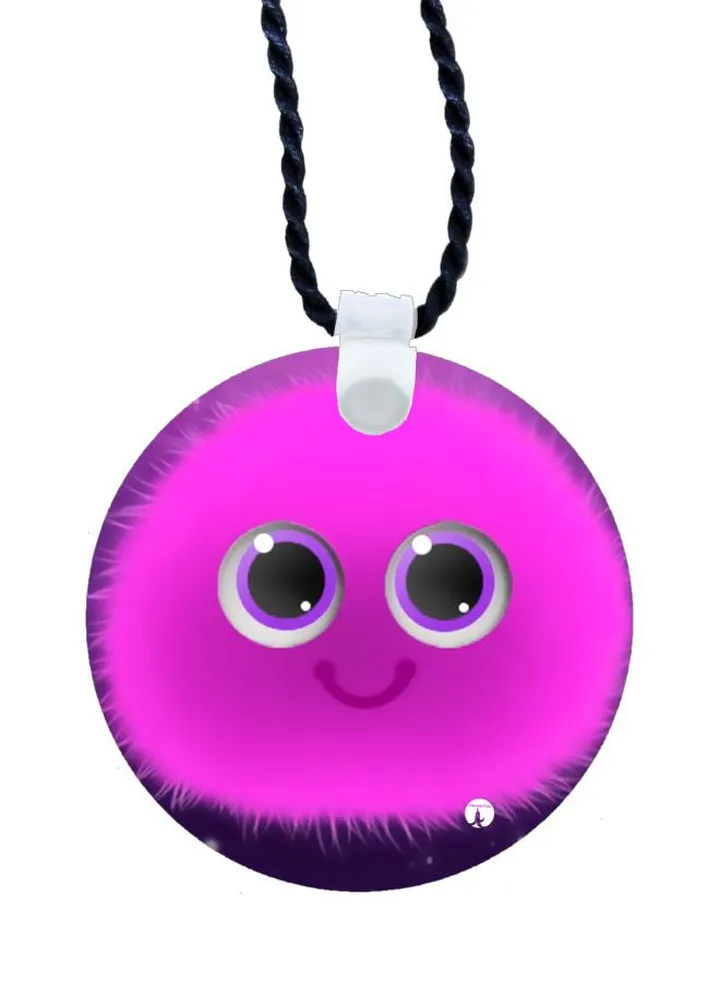 Cartoon Printed Pendant Necklace