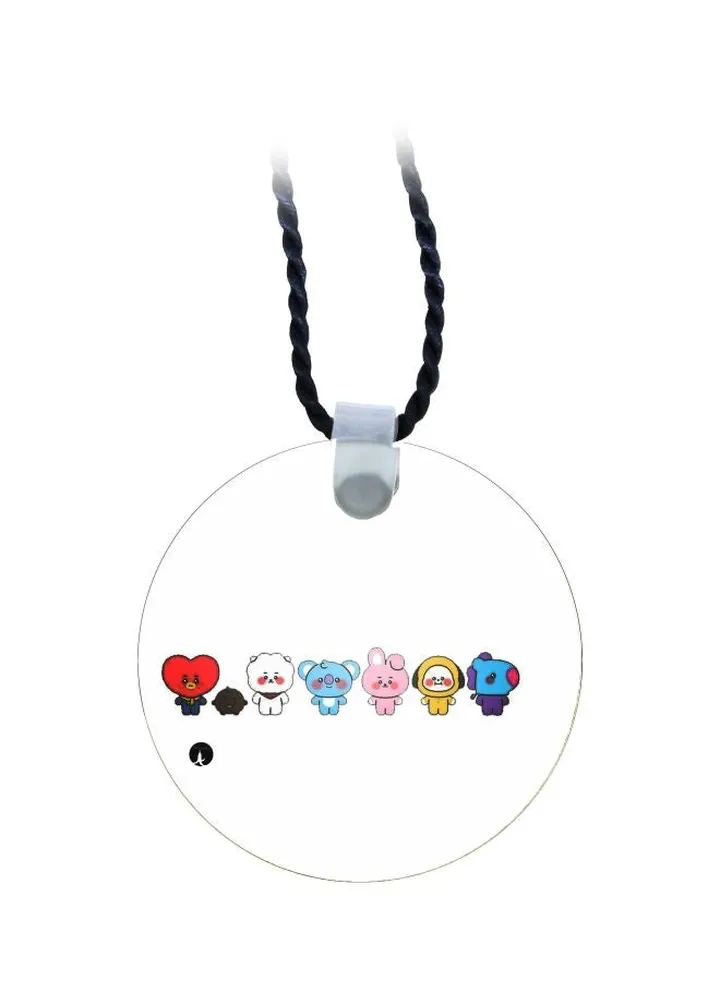 Cartoon Printed Pendant Necklace