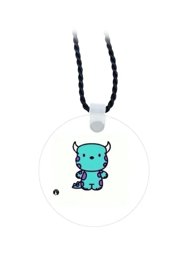 Cartoon Printed Pendant Necklace
