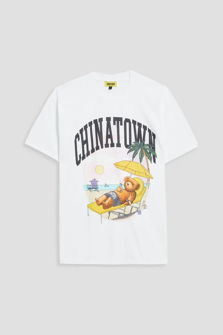 Printed cotton-jersey T-shirt