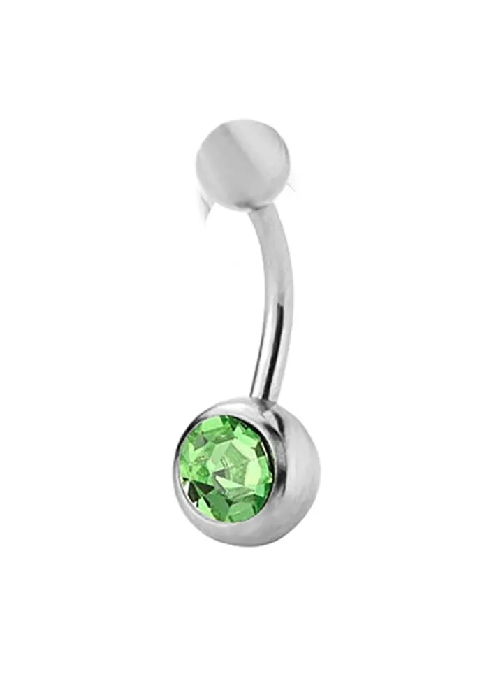 Crystal Studded Belly Ring