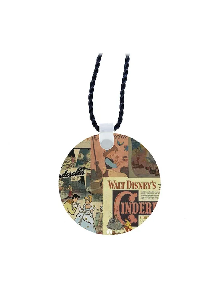 Cartoon Printed Pendant Necklace