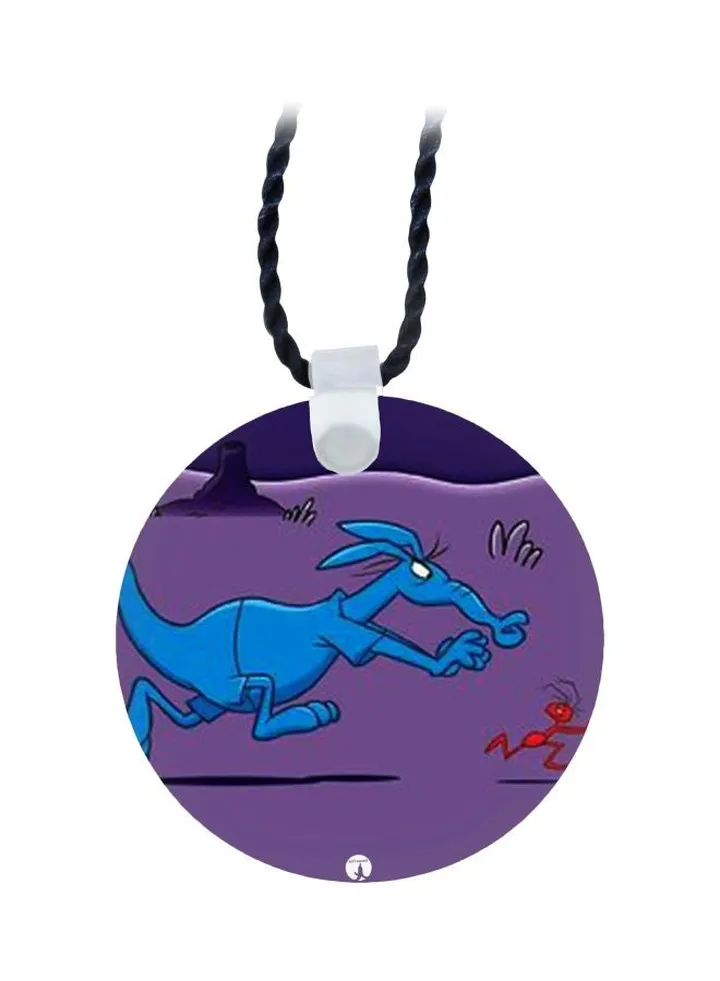 Cartoon Printed Pendant Necklace