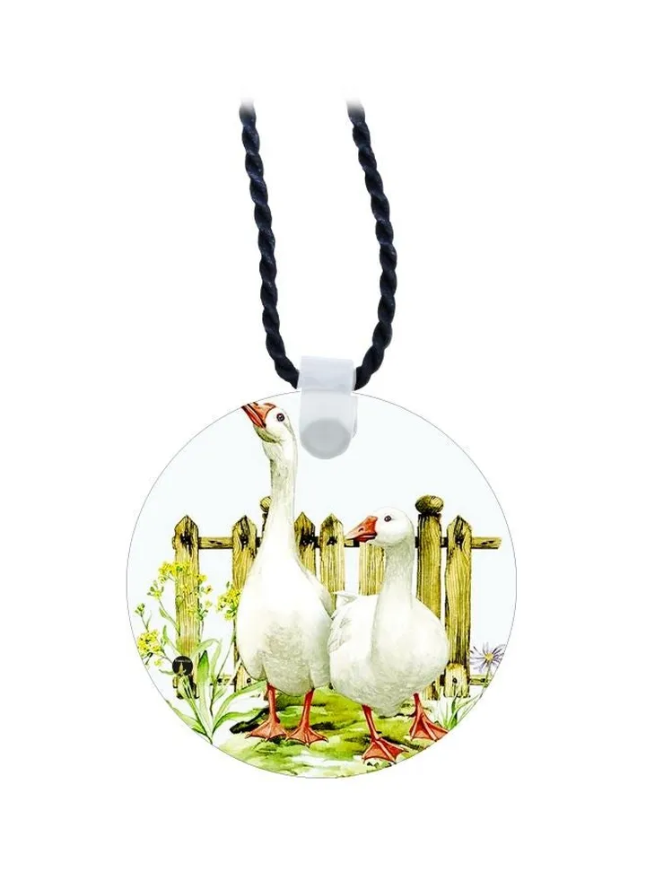 Cartoon Printed Pendant Necklace