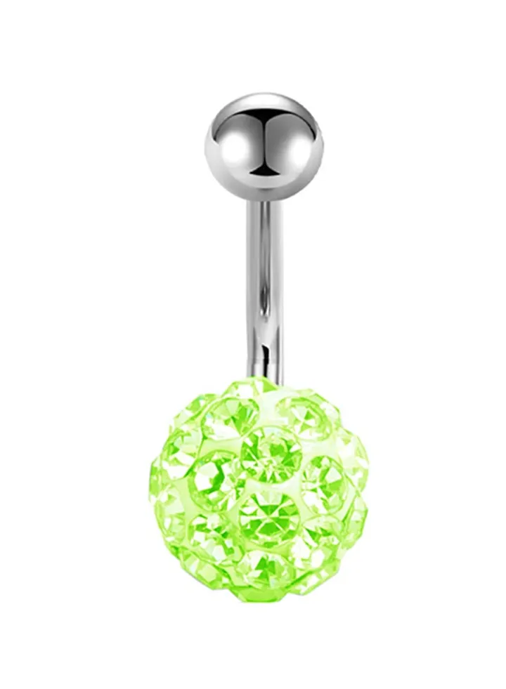 Crystal Studded Belly Ring