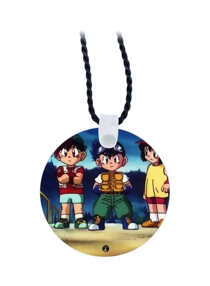 Anime Printed Pendant Necklace