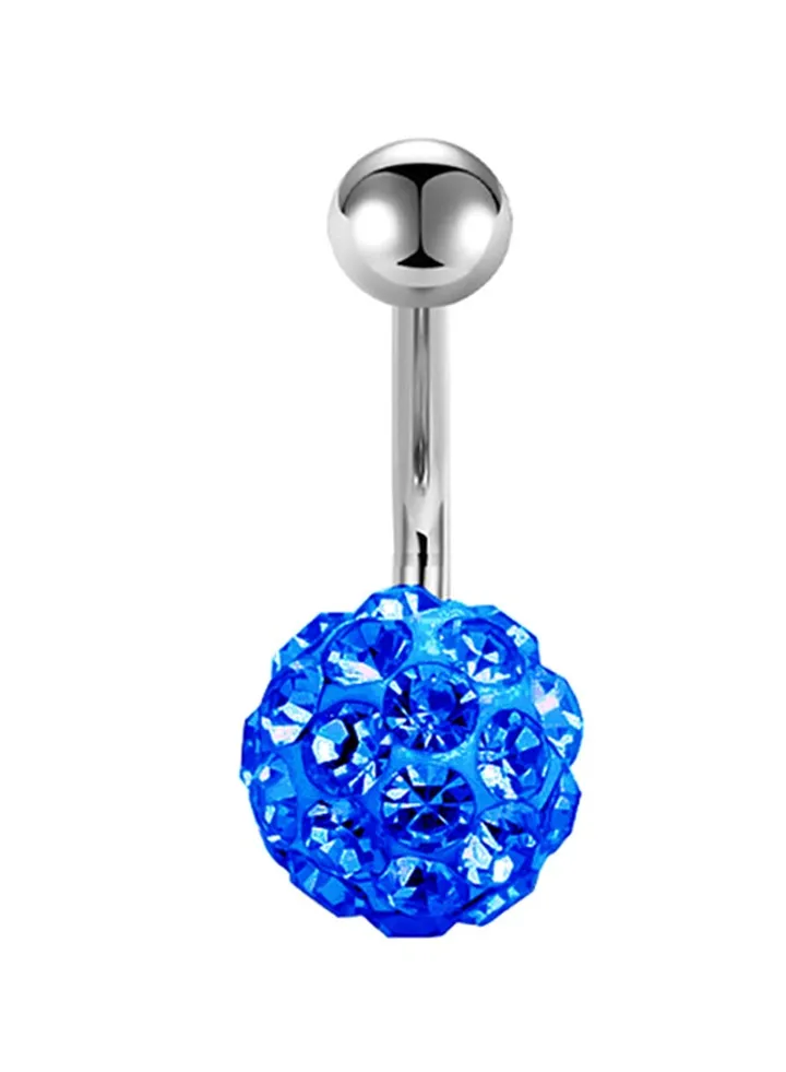 Crystal Studded Belly Ring