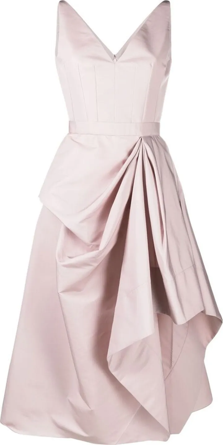 Gathered Midi Dress