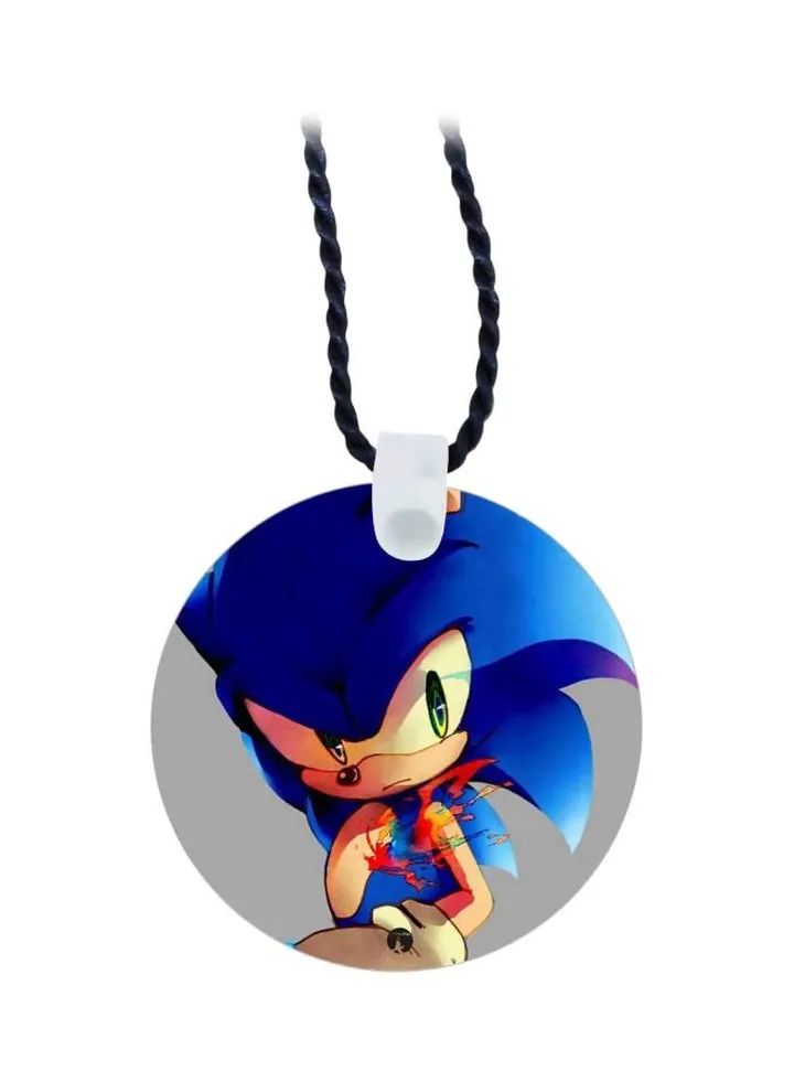 Cartoon Printed Pendant Necklace