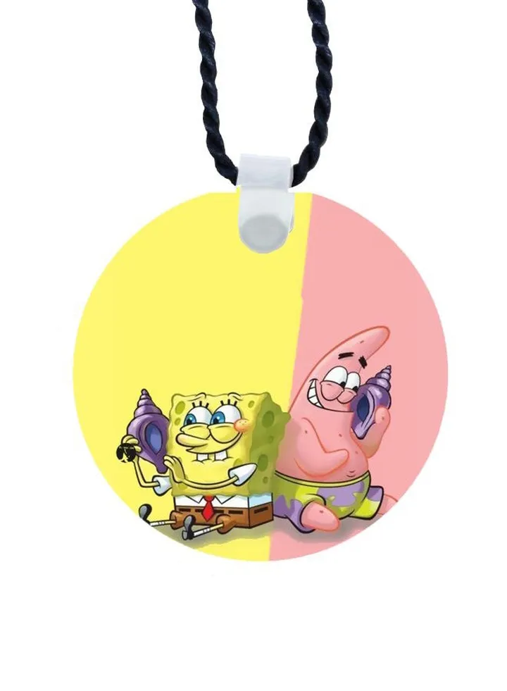 Cartoon Printed Pendant Necklace