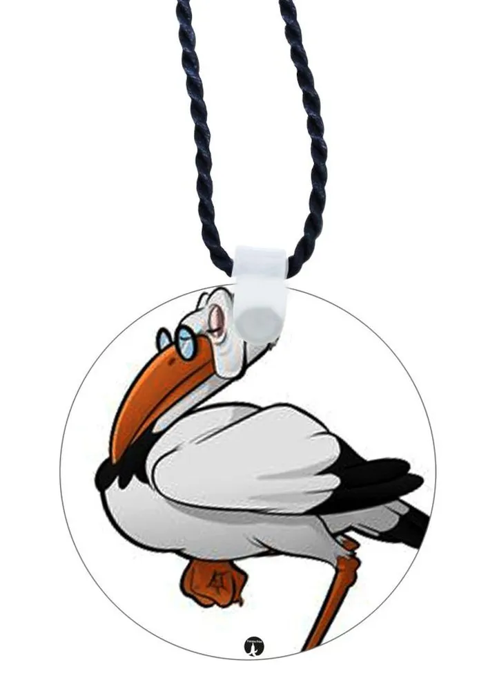 Cartoon Printed Pendant Necklace