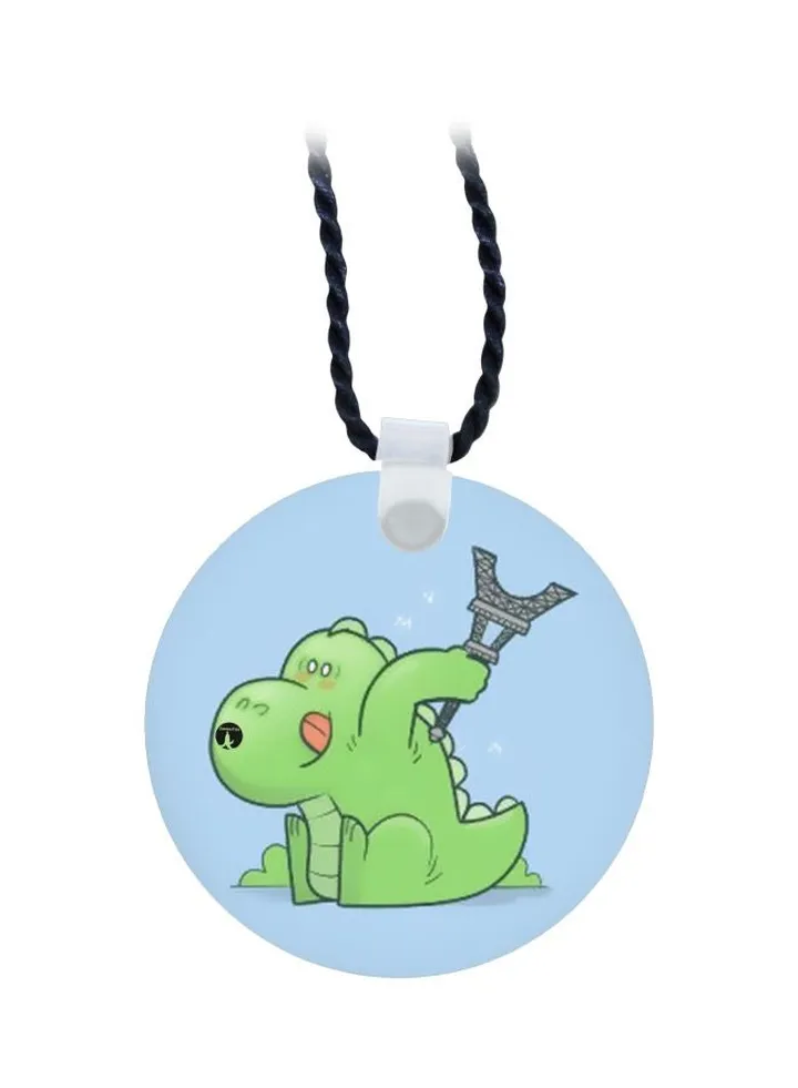 Cartoon Printed Pendant Necklace