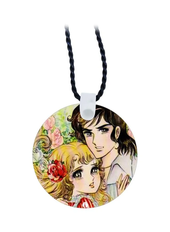 Cartoon Printed Pendant Necklace
