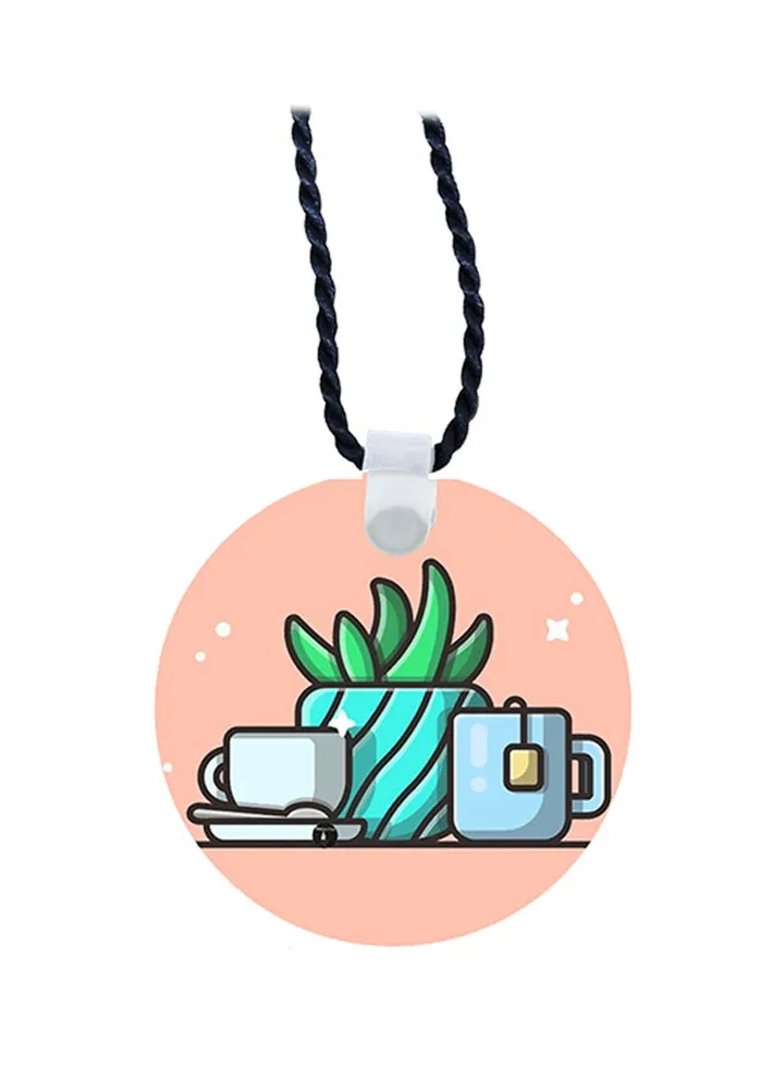 Food Printed Pendant Necklace
