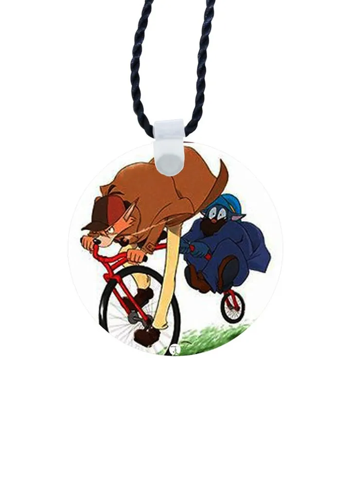 Cartoon Printed Pendant Necklace