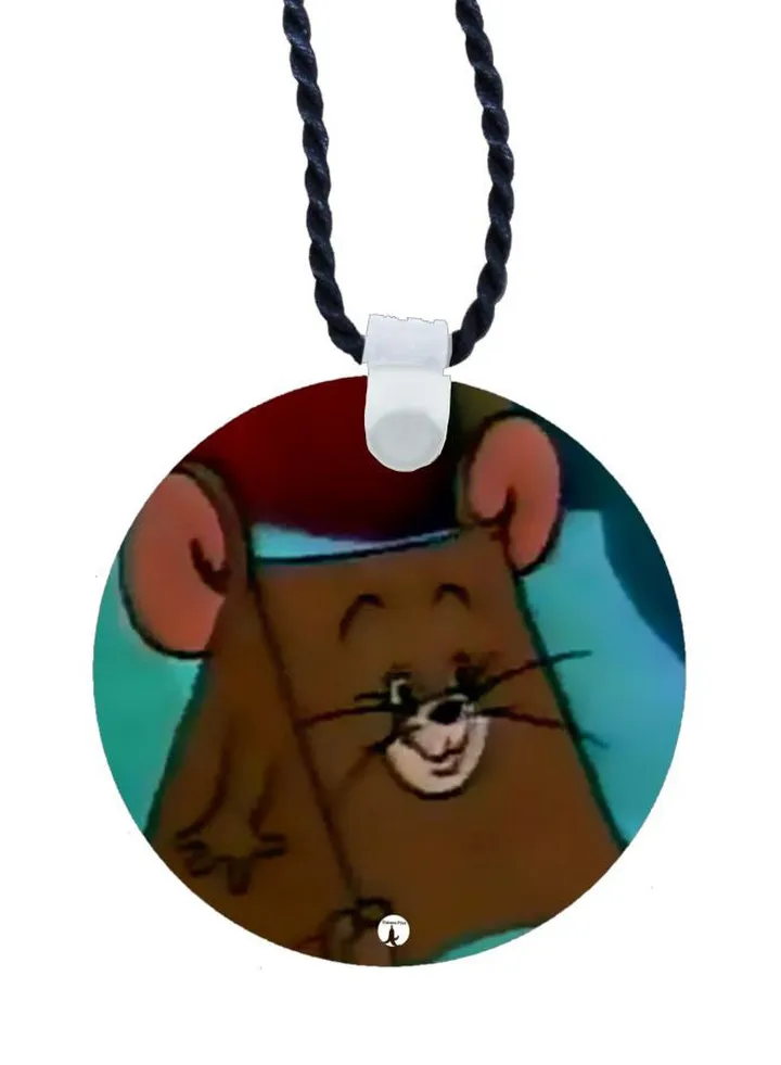 Cartoon Printed Pendant Necklace