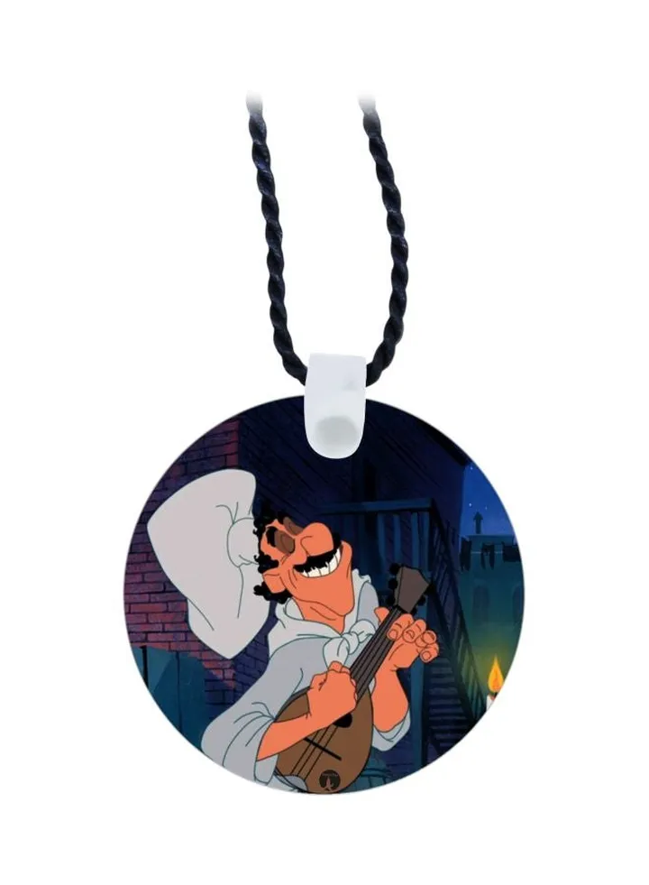 Cartoon Printed Pendant Necklace