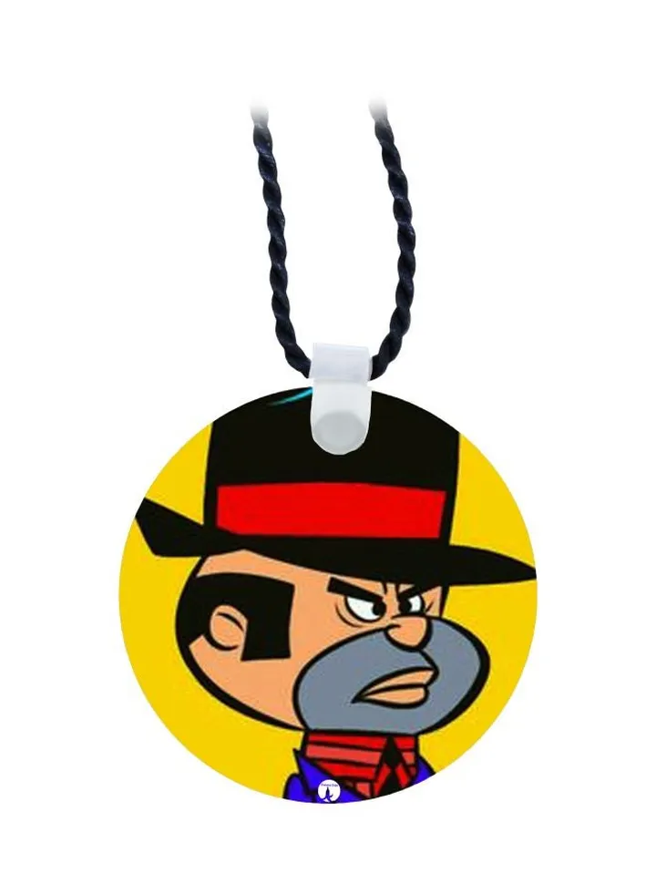 Cartoon Printed Pendant Necklace
