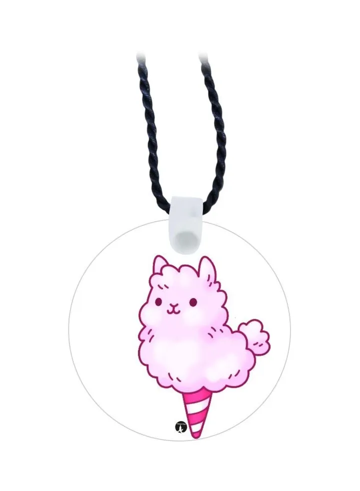 Cartoon Printed Pendant Necklace