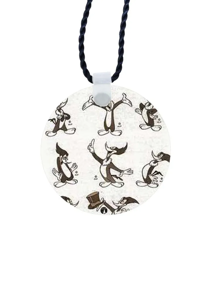Cartoon Printed Pendant Necklace