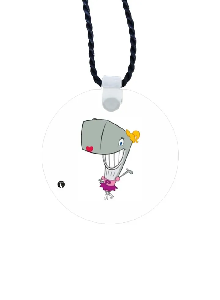 Cartoon Printed Pendant Necklace
