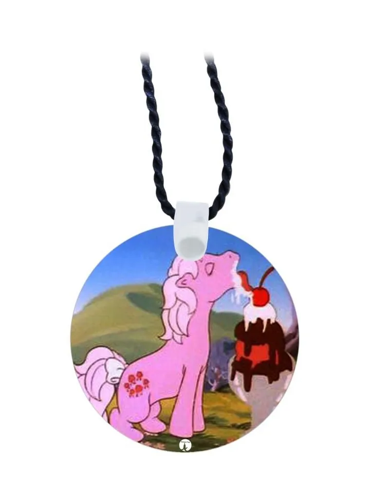 Cartoon Printed Pendant Necklace