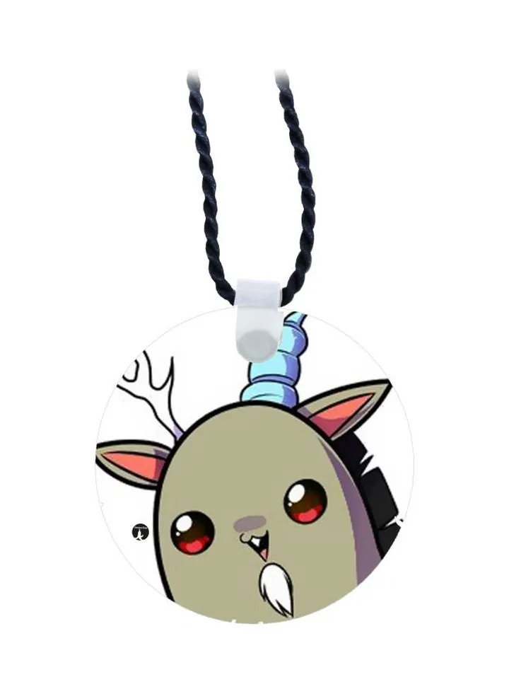 Cartoon Printed Pendant Necklace