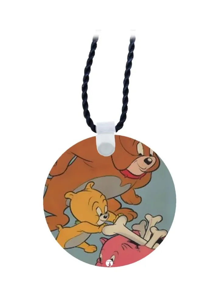 Cartoon Printed Pendant Necklace