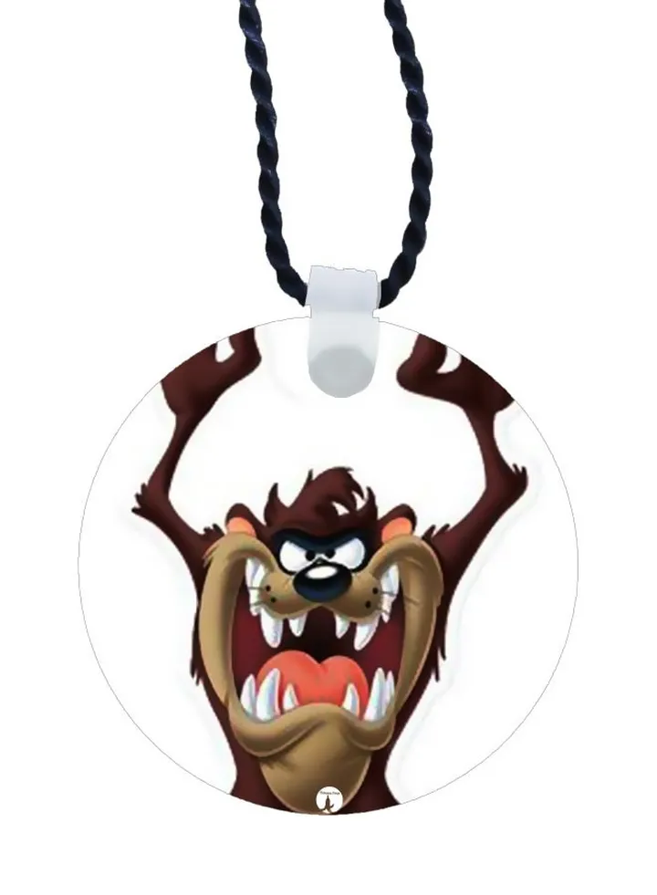Cartoon Printed Pendant Necklace