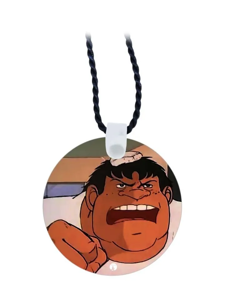 Cartoon Printed Pendant Necklace