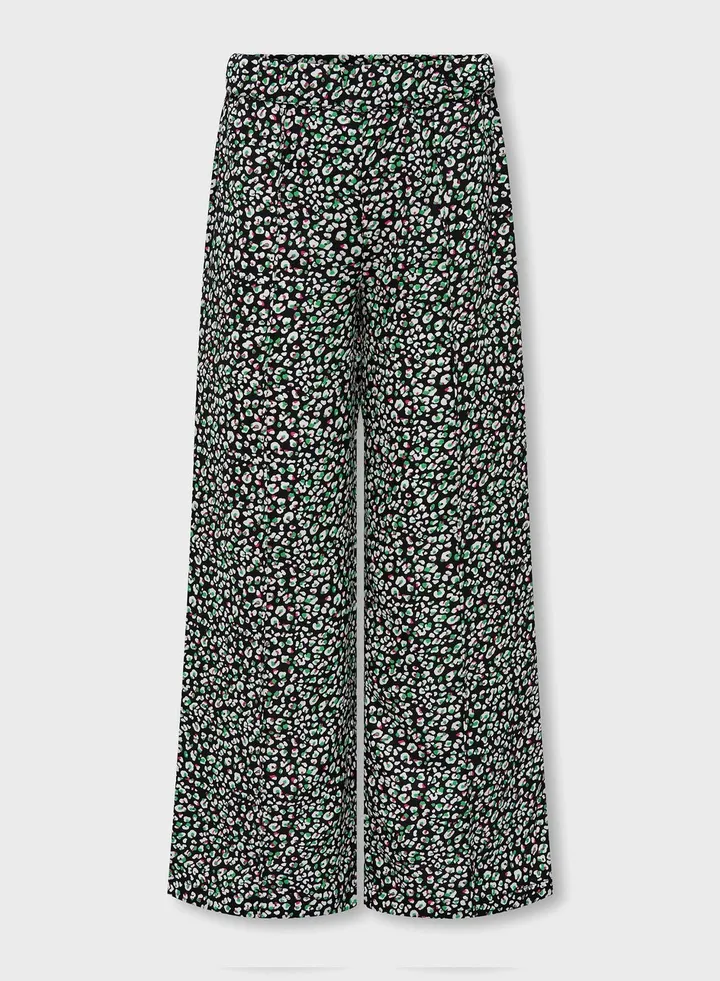 Kids Printed Straight Fit Trousers
