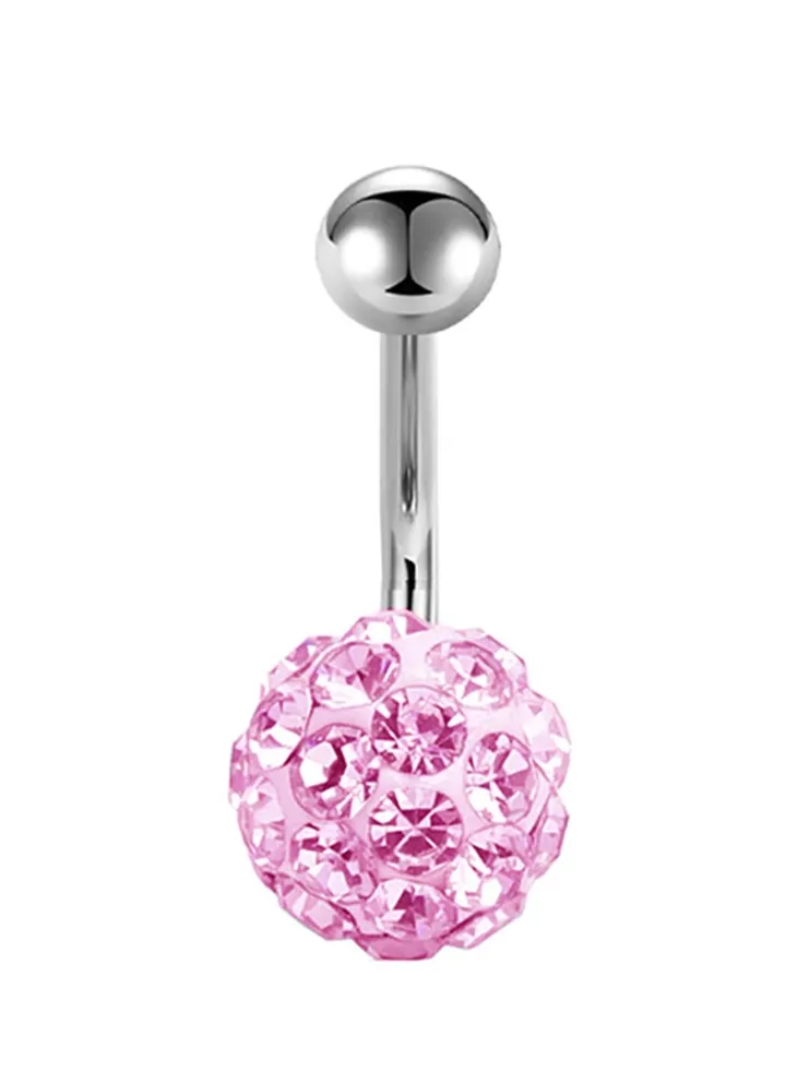 Crystal Studded Belly Ring