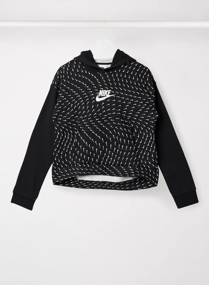 Girls Sportswear Printed Hoodie