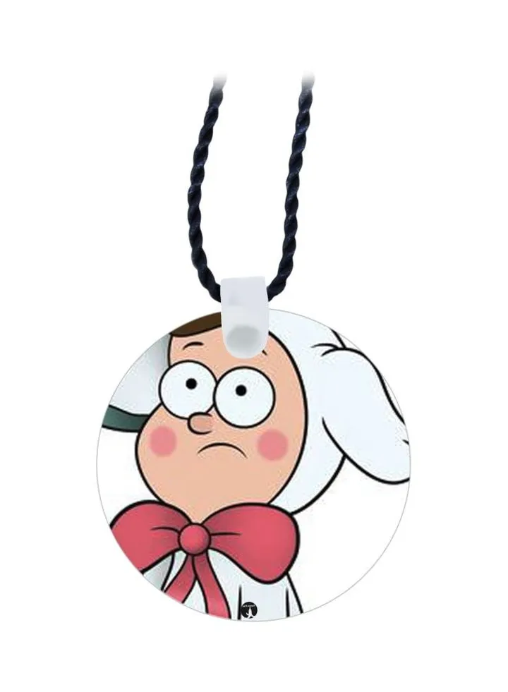 Cartoon Printed Pendant Necklace