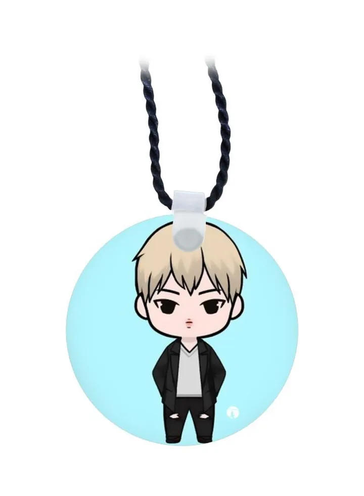 Cartoon Printed Pendant Necklace
