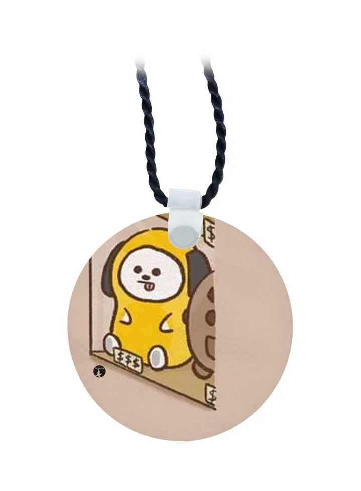 Cartoon Printed Pendant Necklace