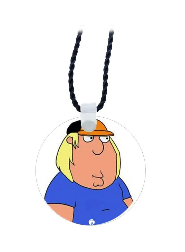 Cartoon Printed Pendant Necklace